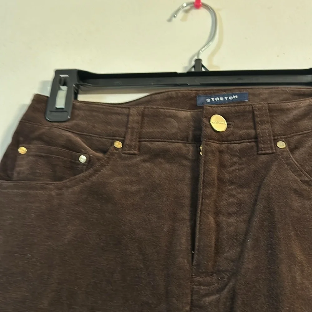 Jones New York Dark Brown Straight Leg Pants